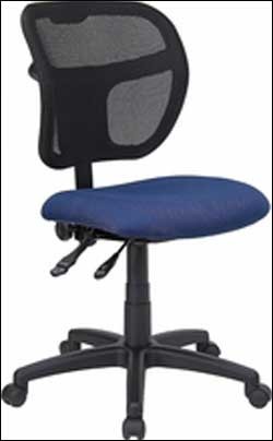 Navy Blue Fabric & Mesh Task Chair