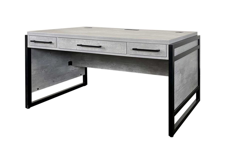 Mason Writing Desk by Martin Furniture, Concrete