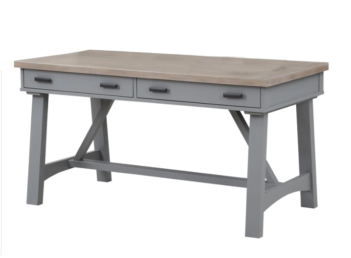 CLOSEOUT American Modern - Dove 60" Writing Desk by Parker House