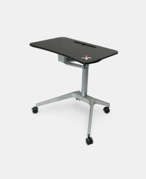 X-Table Mobile Height-Adjustable Desk, Black