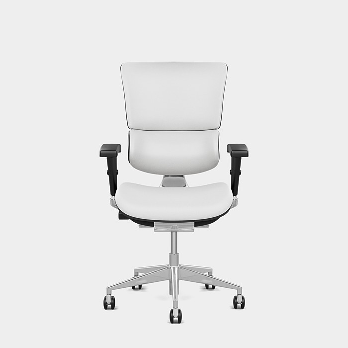 X4 Leather Executive Chair by X-CHAIR, White