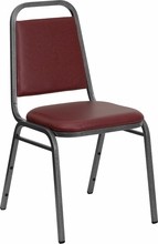 Burgundy Vinyl Banquet Chair