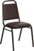 Brown Vinyl Banquet Chair