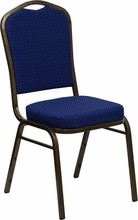 Blue Fabric Banquet Chair