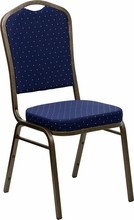 Blue Fabric Banquet Chair