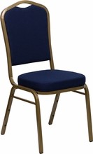 Blue Fabric Banquet Chair