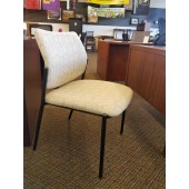 Ivory Patterned Upholstery Chair