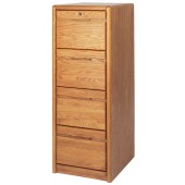 Contemporary Four Drawer File by Martin Furniture