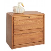 Contemporary Two Drawer Lateral File by Martin Furniture