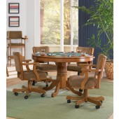 Mitchell 3-in-1 Game Table & 4 Chairs Oak