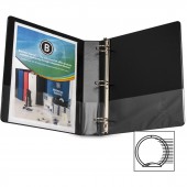 Business Source Round Ring Binder 1 1/2"