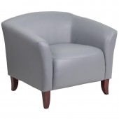 HERCULES Imperial Series Gray LeatherSoft Chair