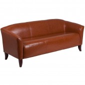 HERCULES Imperial Series Cognac LeatherSoft Sofa