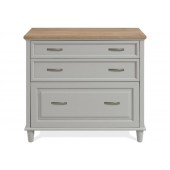 Osborne Lateral File Cabinet by Riverside Timeless Oak/Gray Skies #12134