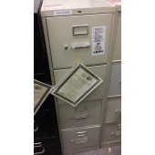 Hon Putty 4-Drawer Vertical Filing Cabinet