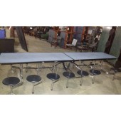 Fourteen Seat Laminate Folding Cafeteria Table 