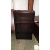 Solid Mahogany Bookcase With Two Shelves