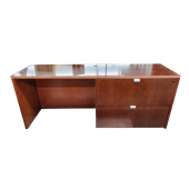 CLOSEOUT Cherryman Credenza Desk - Jade