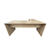 CLOSEOUT Linea Italia L-Shaped Desk Shell 