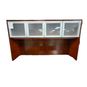 Closeout, Cherryman Hutch with Frosted Glass Doors