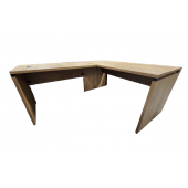 CLOSEOUT Linea Italia L-Shaped Desk Shell
