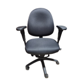 Preowned Black Task Chair, Fully Adjustable