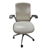 Preowned Executive Chair, Cream