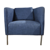 Preowned Blue Club Chair