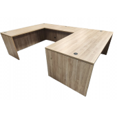 Laminate U-Shape Desk Shell, in Multiple Finishes