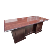 Preowned Mahogany Executive Desk by HON