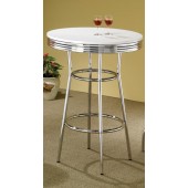 Cleveland Collection Chrome Plated Soda Fountain Bar Table