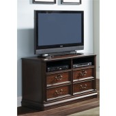 Brayton Manor Jr Executive Medial Lateral File Cabinet Cognac Finish