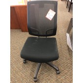 Black Task Chair Without Arms