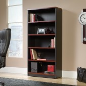Sauder Via 5 Shelf Library - Classic Cherry Finish