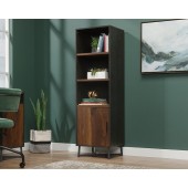 Canton Lane ® Collection Industrial 3-Shelf Bookcase with Door by Sauder 