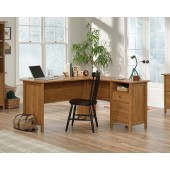 Union Plain Shaker Style L-Shaped Desk with File Drawer by Sauder, 428917 