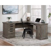 Aspen Post L-Shaped Desk by Sauder, 433686