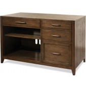 Vogue Collection Computer Credenza - Plymouth Brown Oak finish