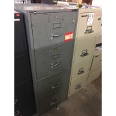 Schwab Legal  Grey Fireproof 4 Drawer Filing Cabinet