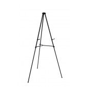 Telescoping Easel Black Aluminum 66" Max Height