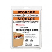 Permanent Room Storage Labels