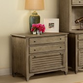 Myra Collection Lateral File Cabinet - Natural Finish