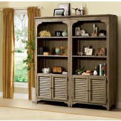 Myra Collection Bunching Bookcase Set - Natural Finish (sold separately)