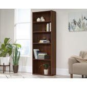 Sauder Beginnings 5-Shelf Bookcase, Brook Cherry