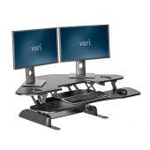 Used Varidesk Cube Corner 48", monitors not included