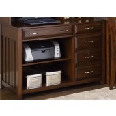 Cherry Finish Computer Credenza