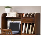 Writing desk hutch - cherry finish