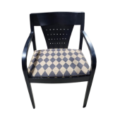 Preowned Modern Black Accent Chair