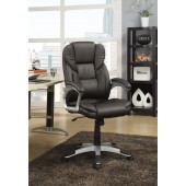 Office Executive Task Chair with Lumbar Support Brown