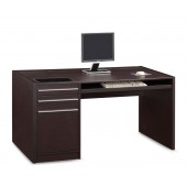 Single Pedestal Desk with Connect-it Power Drawer